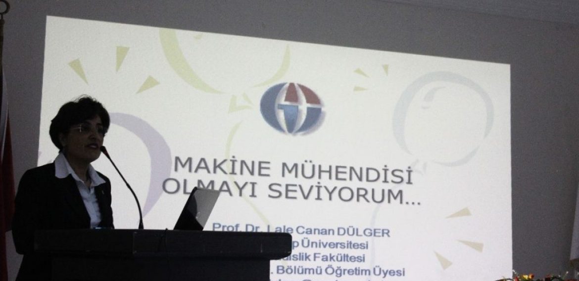 MAKİNE TEKNOLOJİSİ ALAN ÖĞRENCİLERİNE KONFERANS DÜZENLENDİ.