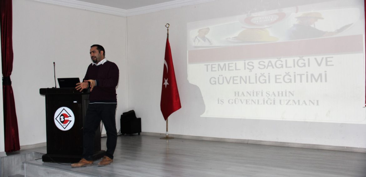 OKULUMUZDA “İŞ GÜVENLİĞİ VE SAĞLIĞI” SEMİNERİ DÜZENLENDİ.